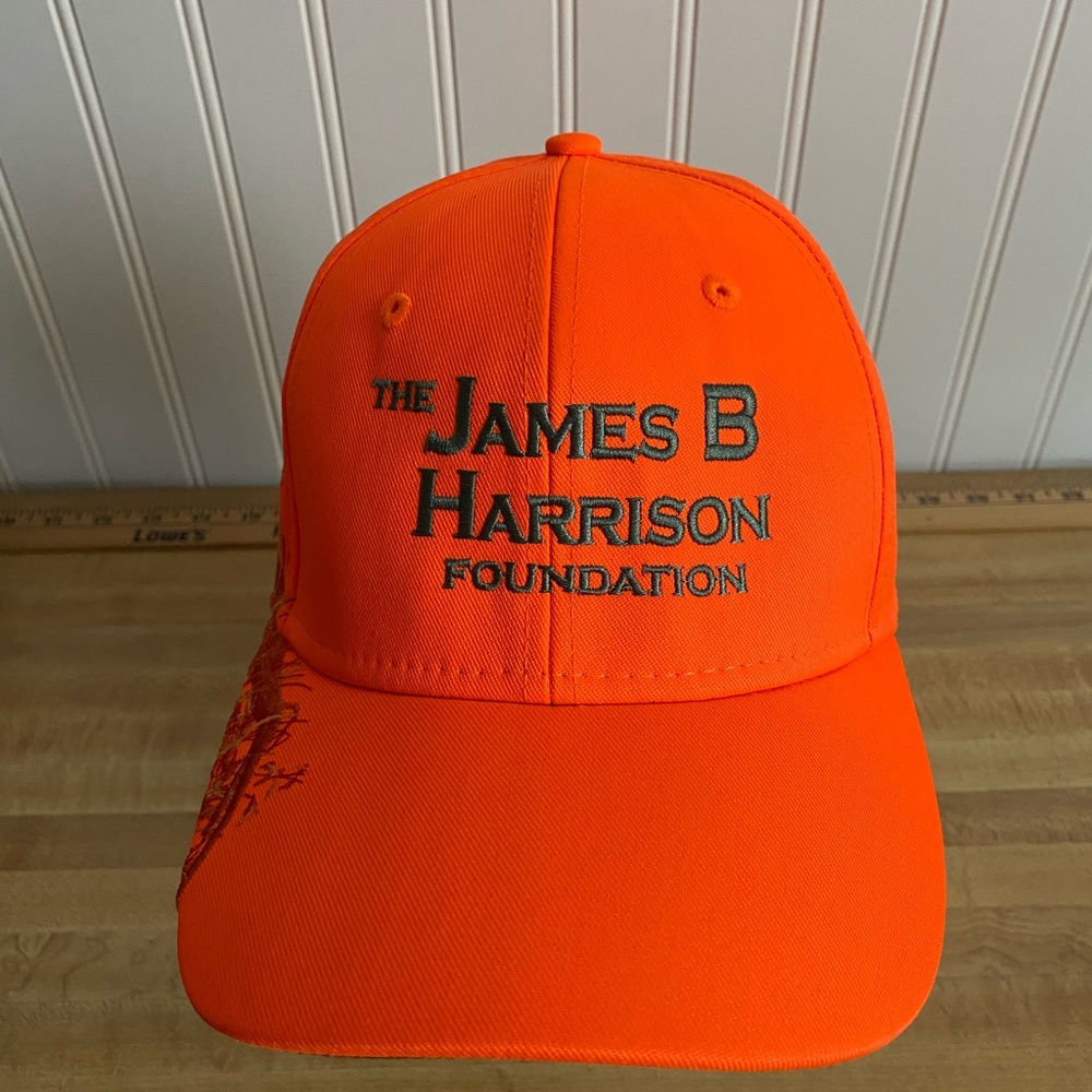 Preowned “ The James B Harrison” Foundation Hat. Orange Adjustable Man’s Hat